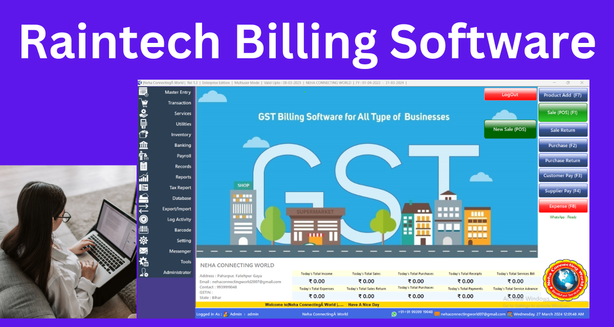 raintech billing software